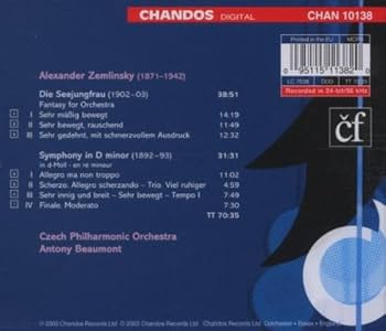 Zemlinsky: Symphony in D minor; Die Seejungfrau: Zemlinsky